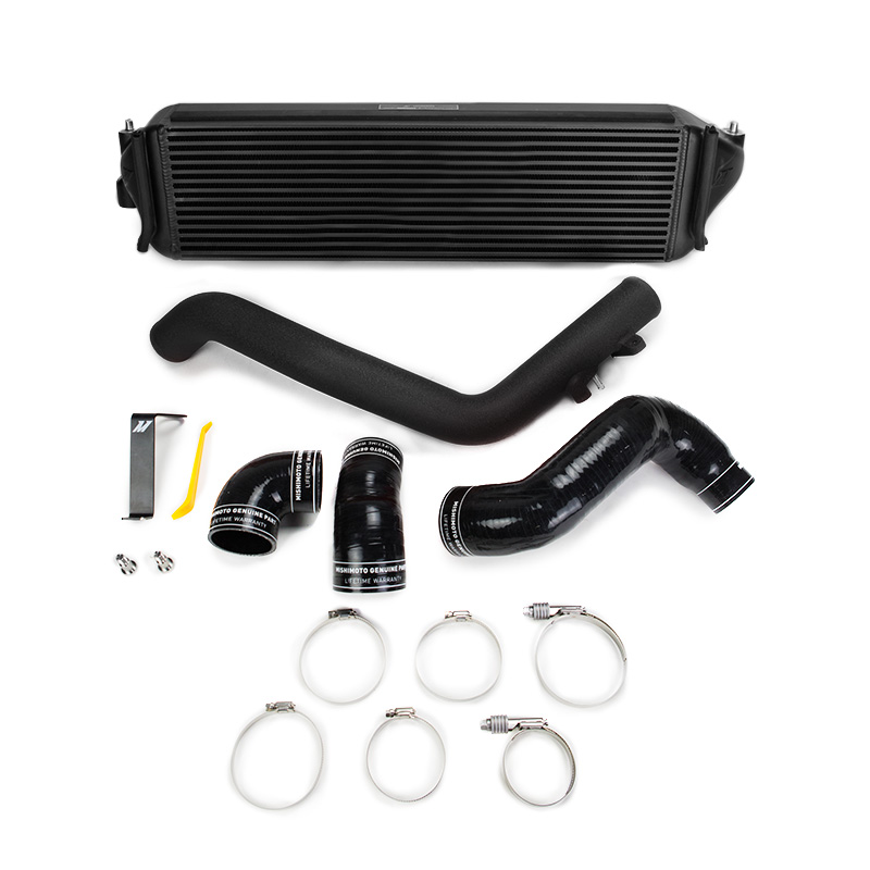 Mishimoto — Mishimoto 2017+ Honda Civic Type R Intercooler Kit - Black Intercooler Black Pipes - view 4